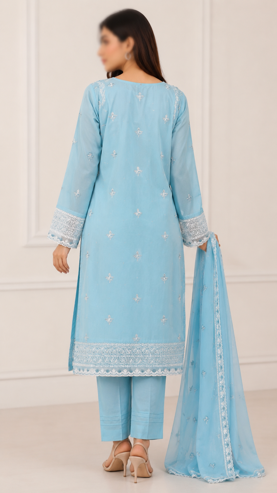 FLORÉA - 3 Piece Embroidered