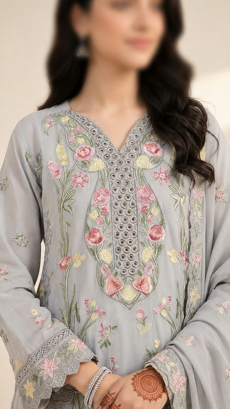 FLORÉA - 3 Piece Embroidered