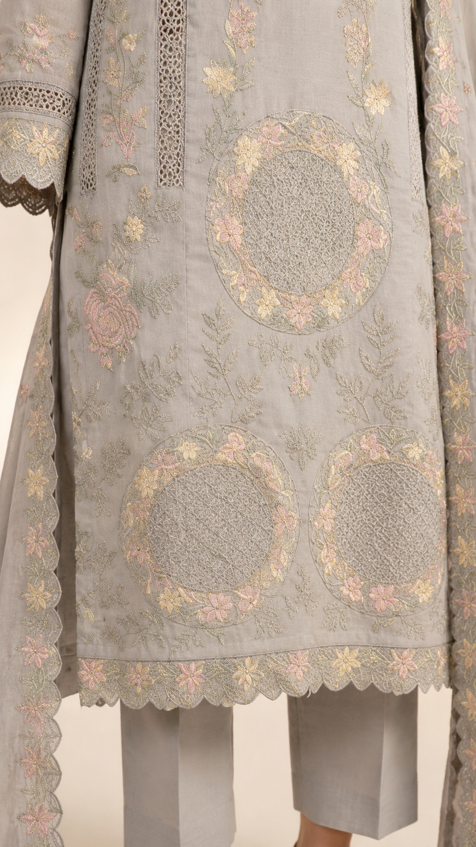 FLORÉA - 3 Piece Embroidered