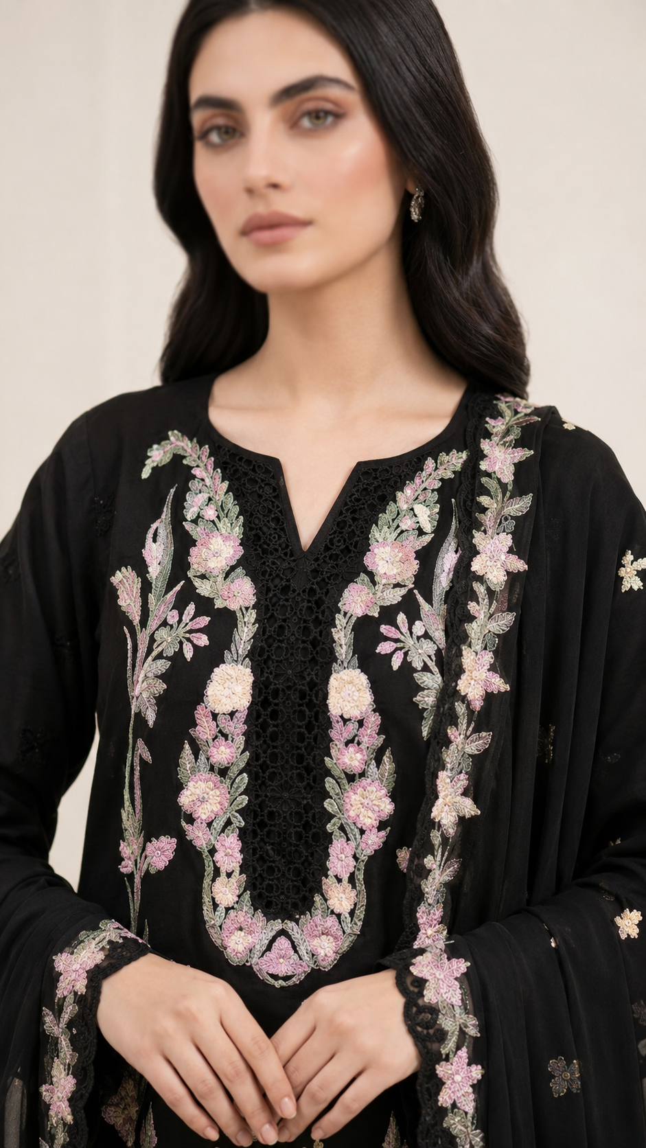 FLORÉA - 3 Piece Embroidered