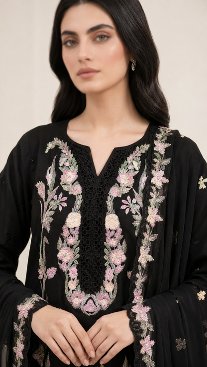 FLORÉA - 3 Piece Embroidered