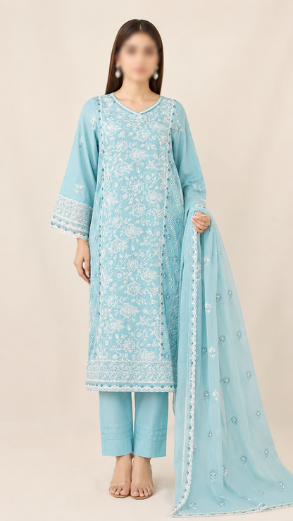 FLORÉA - 3 Piece Embroidered