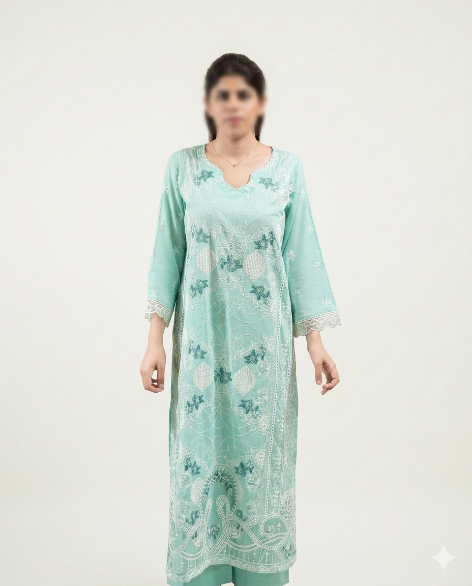 Heer - 3 PIECE EMBROIDERED SUIT