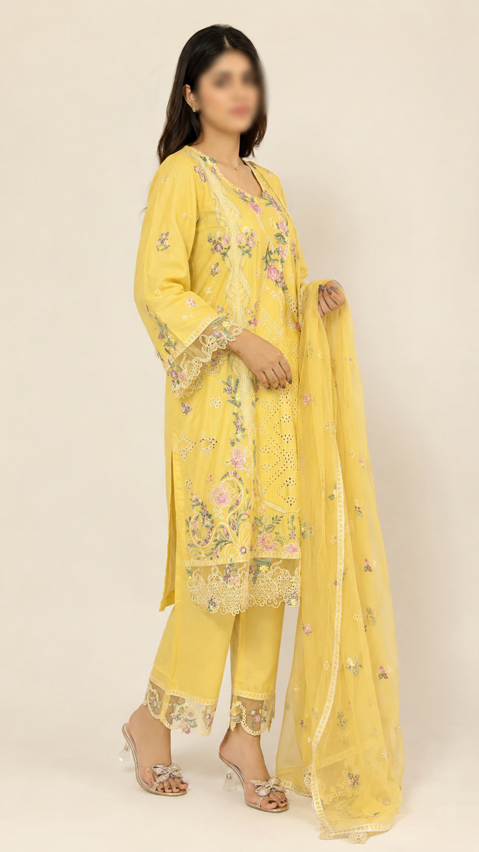 FLORÉA - 3 Piece Embroidered