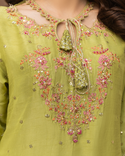 3 PC READY TO WEAR - VS-012 - LIME GREEN