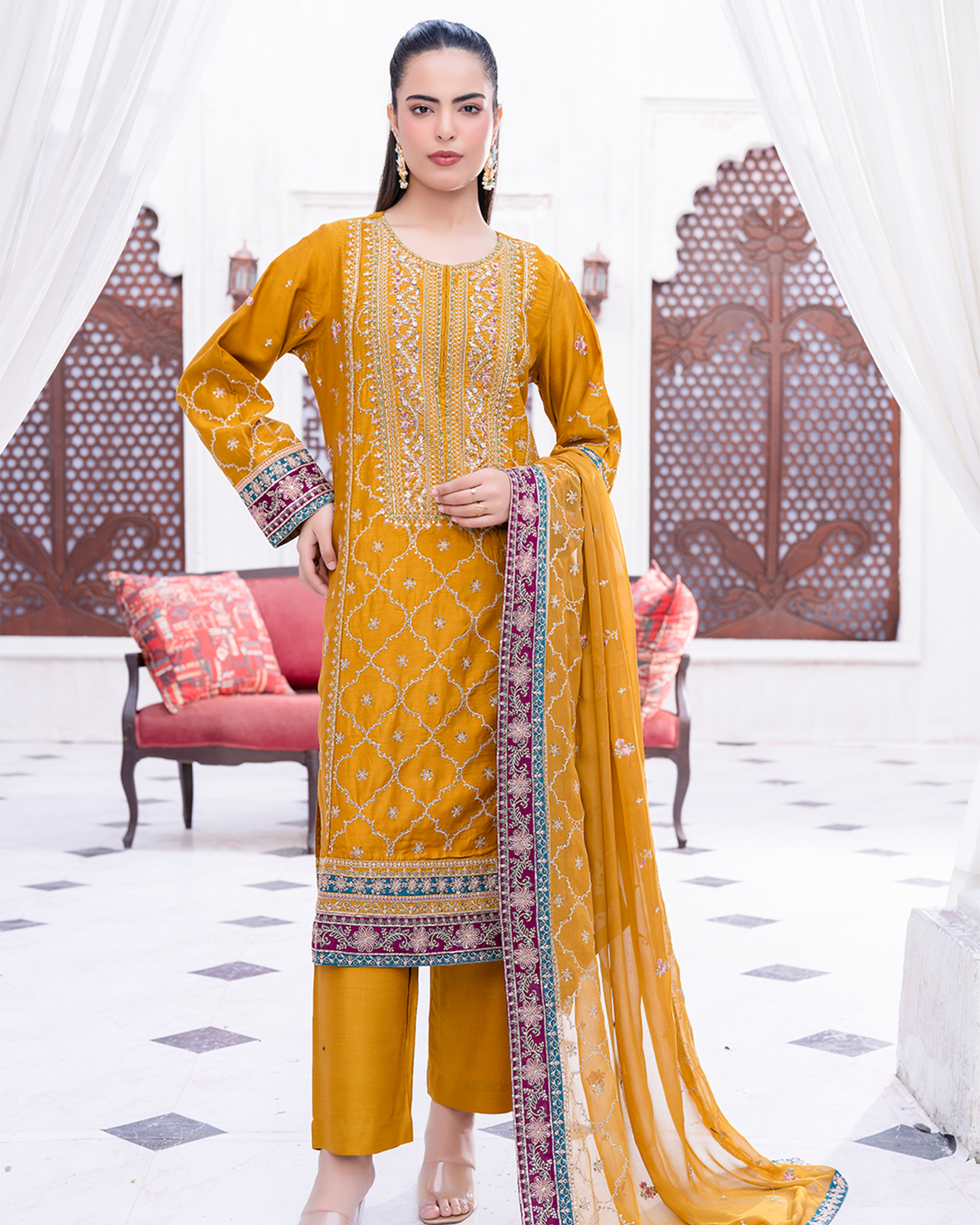 3PC Viscose Shirt with Trouser - VS 001