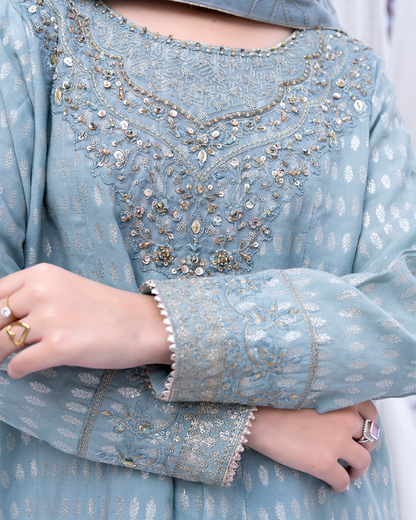 3PC Jacquard Pishwas - VS 005